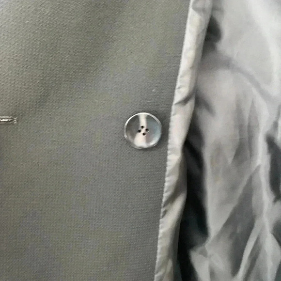 Zara NWT, fully lined, double breasted suit blazer in a deep black. - Picture 4 of 5